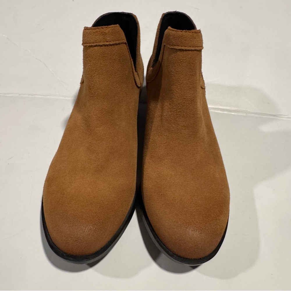 Sorel Tan Ankle Boots with Suede Finish
